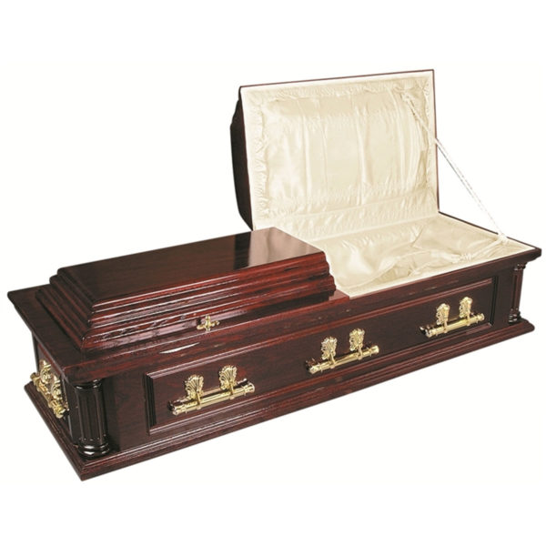 the-buckingham-mahogany-coffin-dorset-funeral-plans