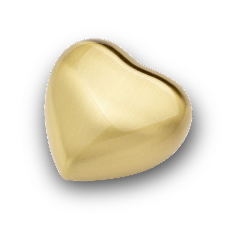 Gold Metal Heart Ashes Keepsake Shop Urns & Keepsakes