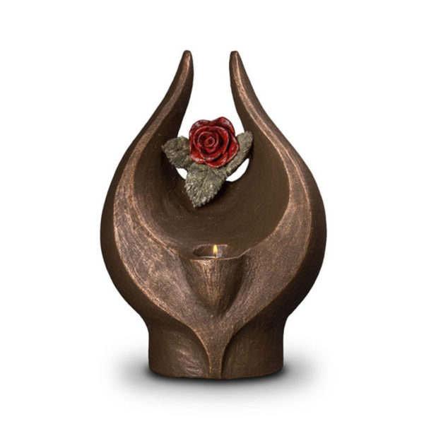 geert-kunen-designer-urn-red-rose-ceramic-bronze-urn-with-candle