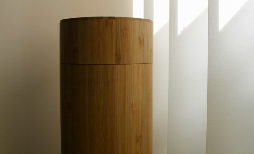 bamboo urn